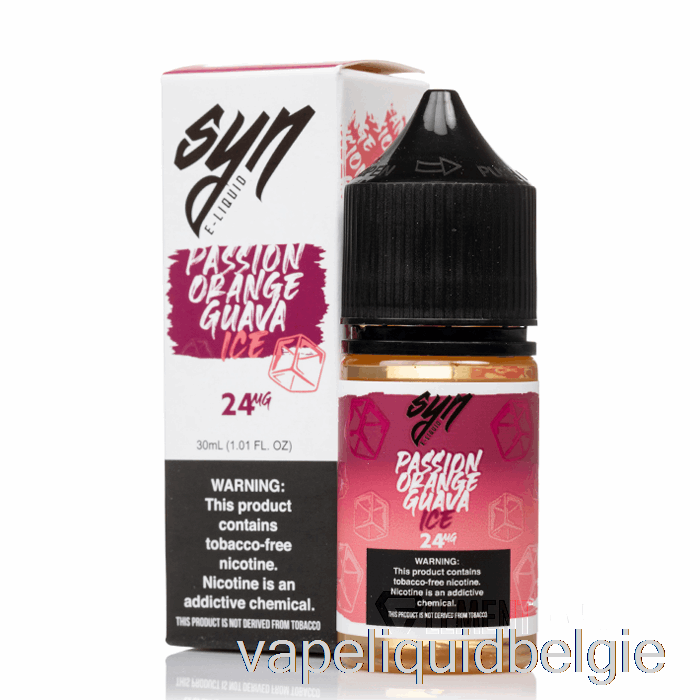 Vape Smaken Ijs Passie Sinaasappel Guave - Synzouten - 30ml 48mg